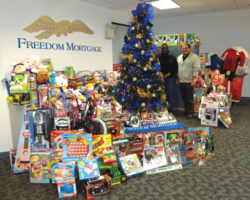 Salvation Army Donation - Freedom Mortgage 2012